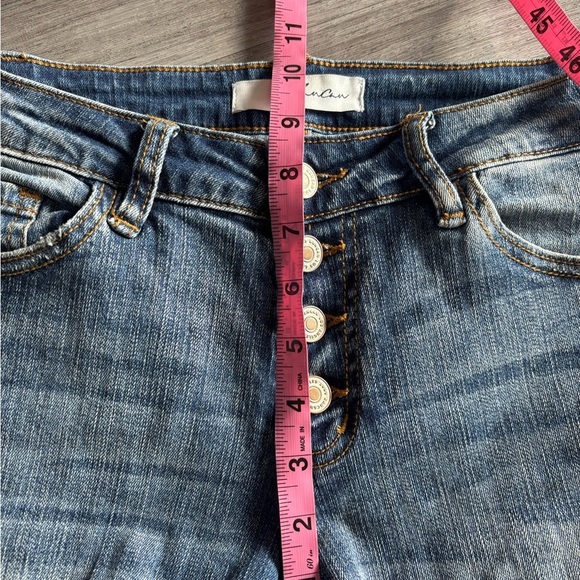 KanCan Distressed Skinny Jeans - Blue - Picture 4 of 7